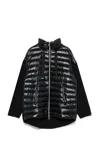 Herno Panelled Drawstring Jacket In Nero