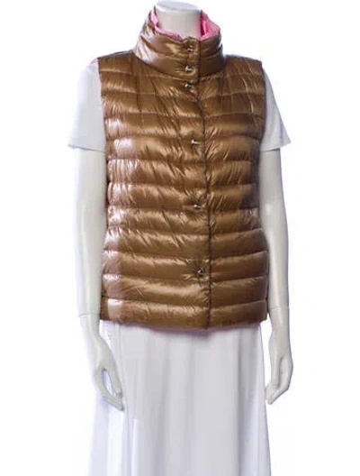 Pre-owned Herno Vest In Neutral