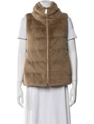 Pre-owned Herno Vest In Neutral