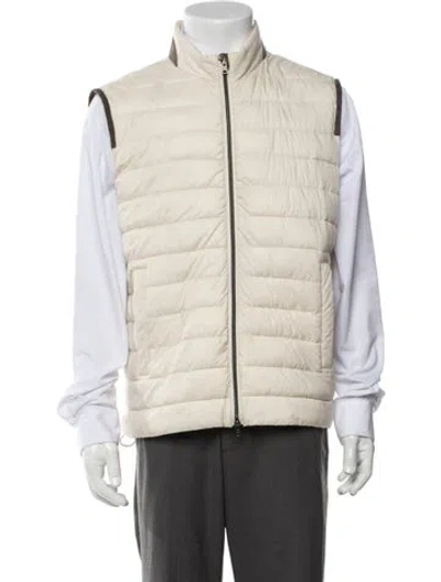 Pre-owned Herno Vest In Neutrals