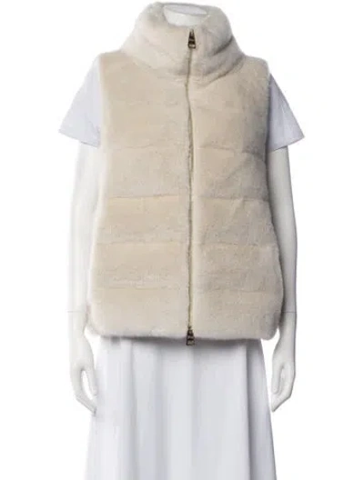 Pre-owned Herno Vest In Neutrals
