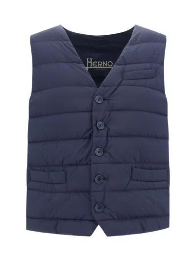 Herno Vest In Blue