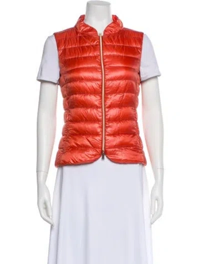 Pre-owned Herno Vest In Orange