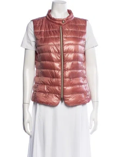 Pre-owned Herno Vest In Orange