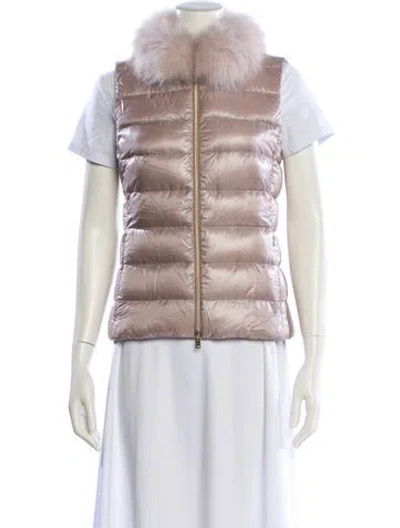 Pre-owned Herno Vest In Pink