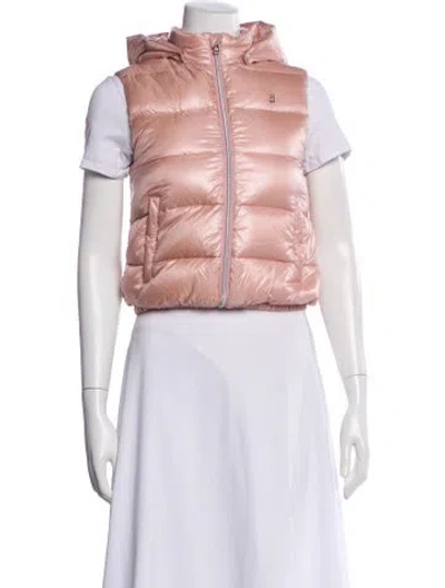 Pre-owned Herno Vest In Pink