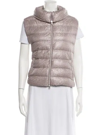 Pre-owned Herno Vest In Purple