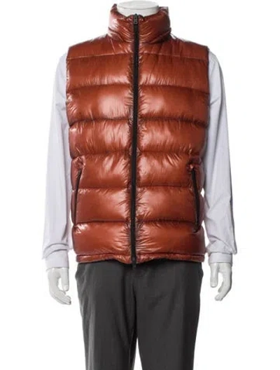 Pre-owned Herno Vest W/ Tags In Brown