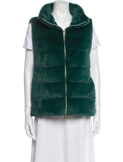 Pre-owned Herno Vest W/ Tags In Green