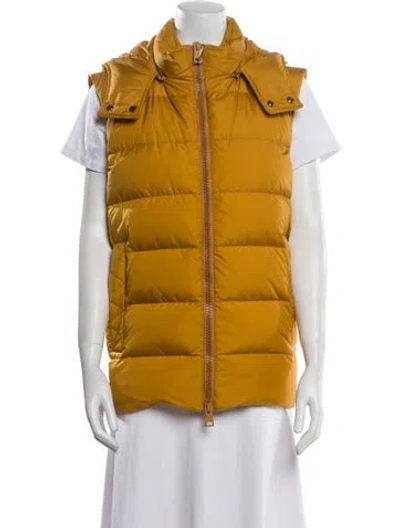 Pre-owned Herno Vest W/ Tags In Yellow
