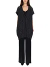 Herno Women Vest With Perforated Workmanship In Black