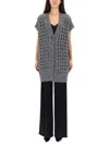 Herno Women Vest With Perforated Workmanship In Gray