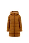 Herno Medium Relaxed Down Jacket In Brown