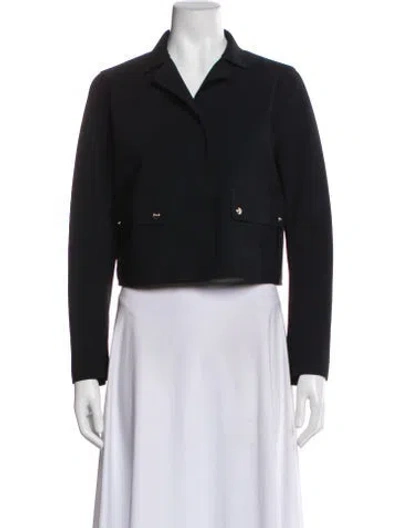 Pre-owned Herno Virgin Wool Blazer In Black