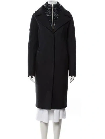 Pre-owned Herno Virgin Wool Coat In Blue