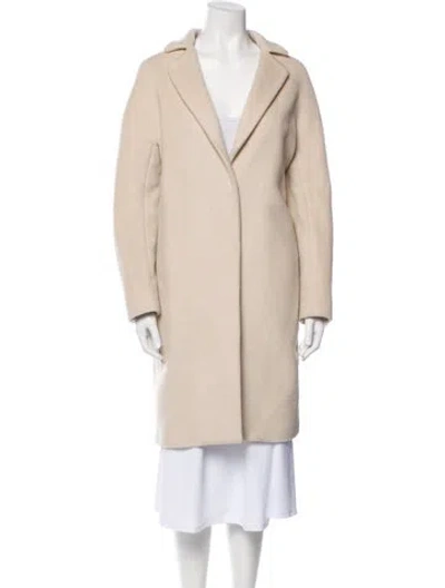 Pre-owned Herno Virgin Wool Coat In Neutral