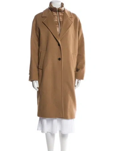 Pre-owned Herno Virgin Wool Coat In Neutral