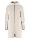 Herno Virgin Wool Coat In Gray