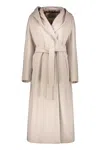 Herno Virgin Wool Coat In White