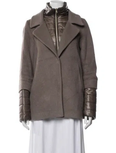Pre-owned Herno Virgin Wool Down Jacket In Brown