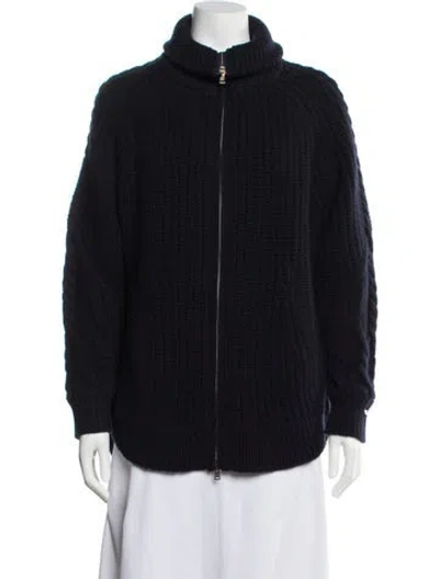 Pre-owned Herno Virgin Wool Jacket In Blue