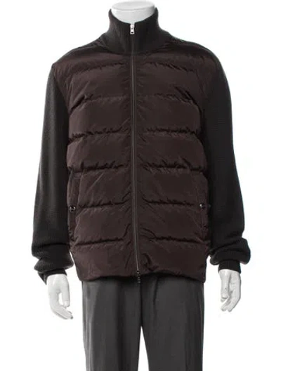 Pre-owned Herno Virgin Wool Jacket In Brown