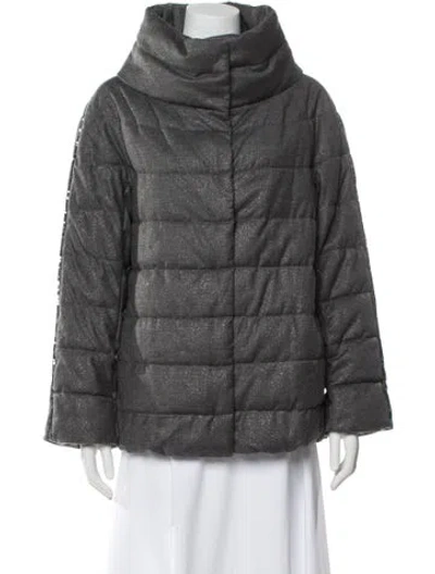 Pre-owned Herno Virgin Wool Jacket In Gray