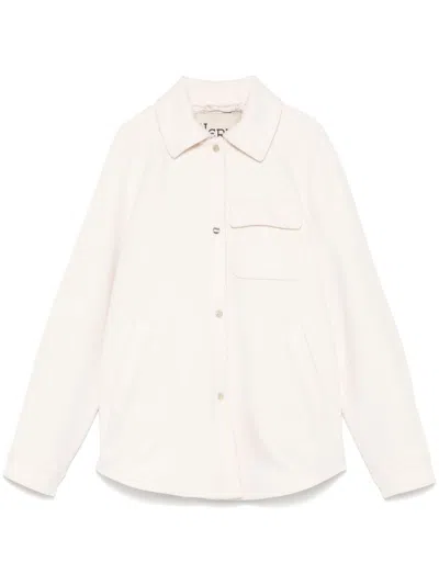 Herno Virgin Wool Jacket In Neutrals