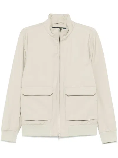 Herno Virgin-wool Jacket In Neutrals