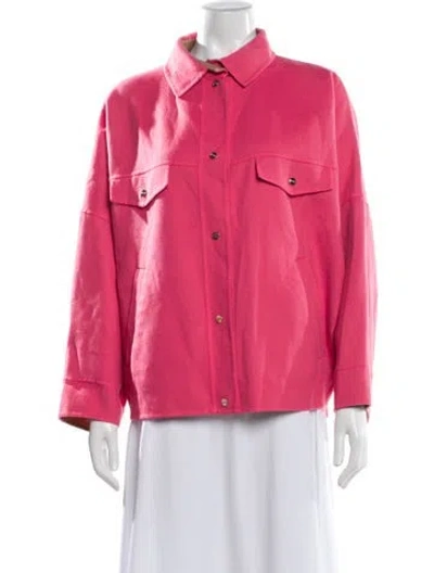 Pre-owned Herno Virgin Wool Jacket In Pink