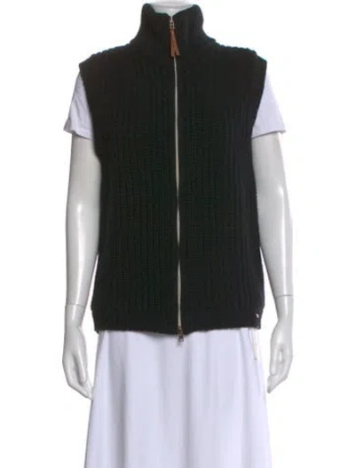 Pre-owned Herno Virgin Wool Mock Neck Sweater W/ Tags In Black