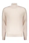 Herno Virgin Wool Turtleneck Sweater In Neutral