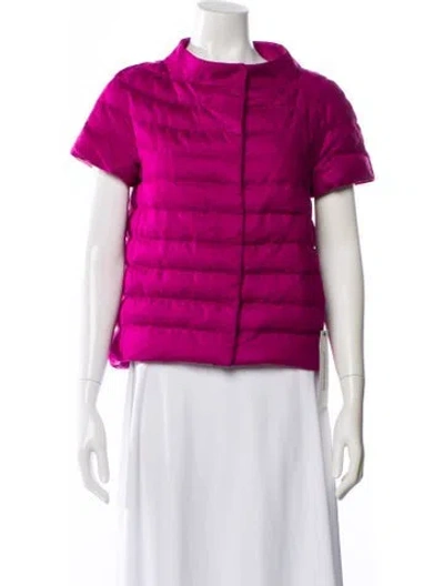 Pre-owned Herno Virgin Wool Vest In Pink