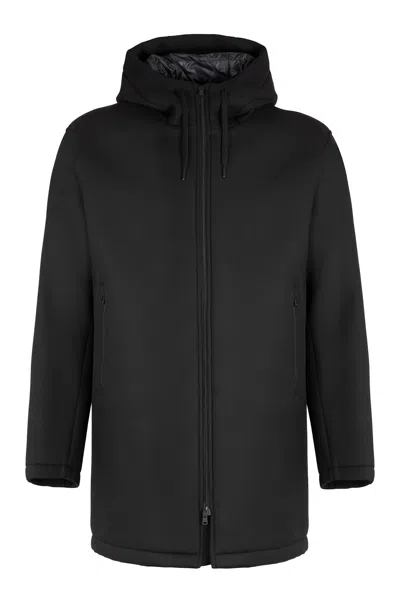 Herno Viscose Jacket In Black