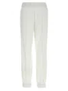 Herno Elastic Waistband Cuffed Hem Side Pockets Trousers