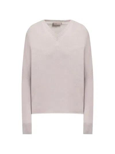 Herno V-neck Sweater In White