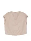 Herno Beige Polyester Modal Wool Blouse In Neutral