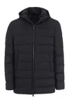 HERNO WARM AND PRACTICAL MEDIUM HOODED DOWN JACKET FOR MEN