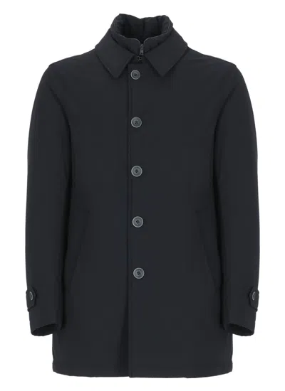 Herno Washington Raincoat In Black