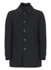 Herno Washington Raincoat In Black