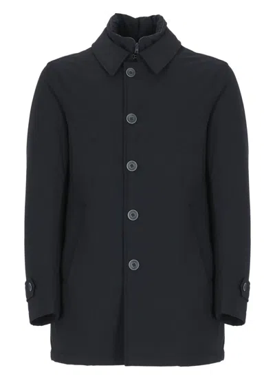 Herno Washington Raincoat In Black