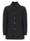 Herno Midnight Blue Padded Nylon Down Jacket In Blue