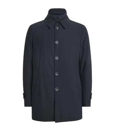 Herno Washington Raincoat In Black