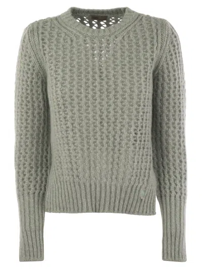 HERNO HERNO KNITWEAR IN ALPACA AND WOOL YARN
