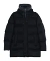 Herno Silk And Cashmere Padded Down Jacket In Black