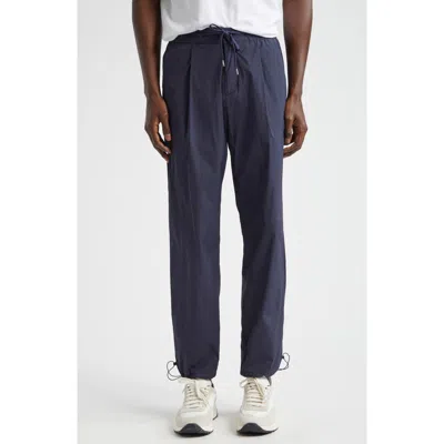 Herno Water Repellent Stretch Nylon Joggers In Blue