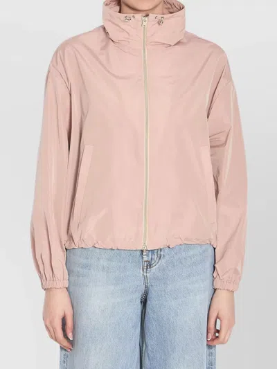 Herno Water-repellent Taffeta Jacket Finish In Pink