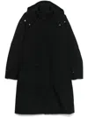 Herno Water-resistant Coat In Black  