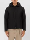 Herno Water-resistant Jacket With Hood And Pockets In Black