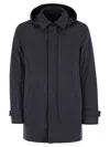 Herno Men Waterproof 2-layer Laminar Fabric In Gray